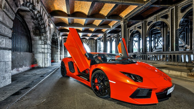Lamborghini, Orange, Aventador, lp700-4