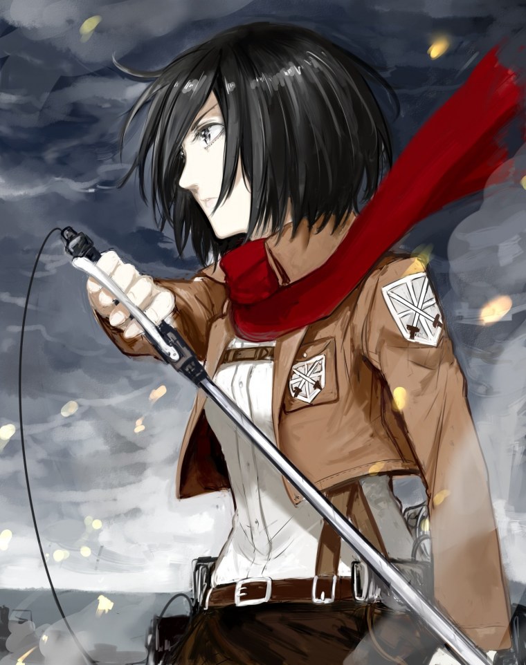 Атака титанов Микаса Аккерман