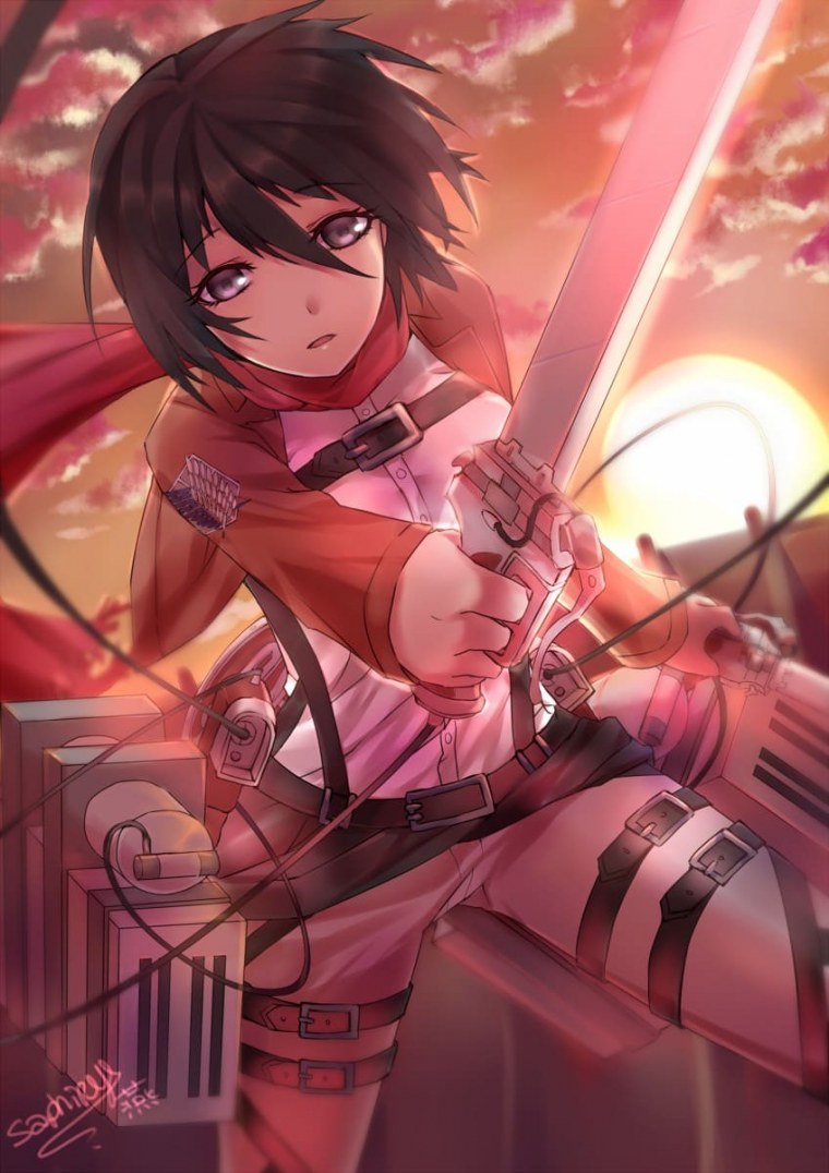 360 Микаса Аккерман