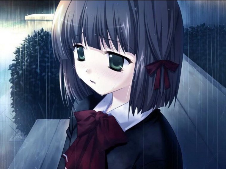 Вайолет Эвергарден плачет