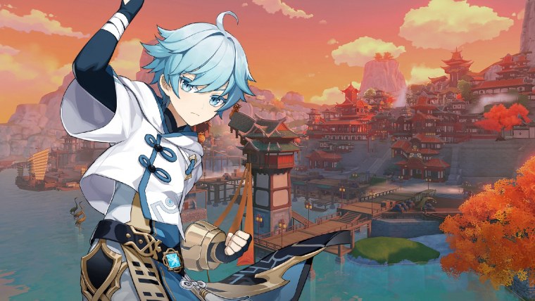 Син цю Геншин Импакт билд