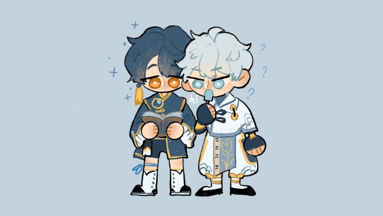 Чун Юнь Геншин Импакт арт