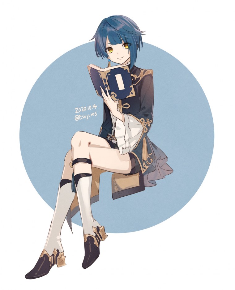 Обои HD на ноутбук Геншин