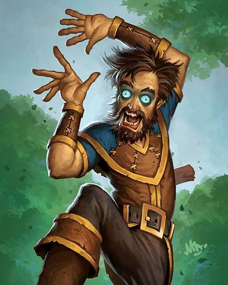 Монах+некромант DND