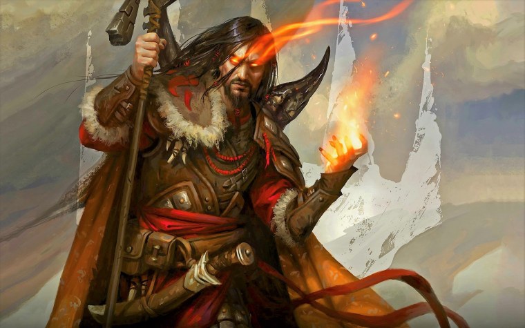 Колдун Чернокнижник некромант