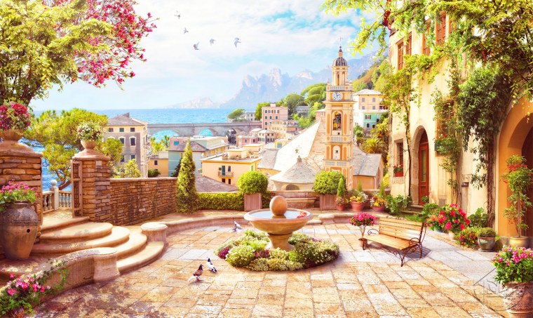 Венеция улочки фрески