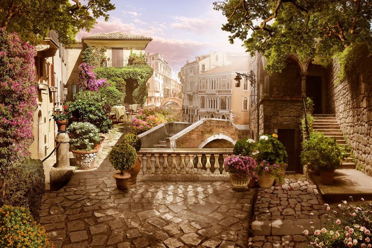 Италия Гористая улочки Италии