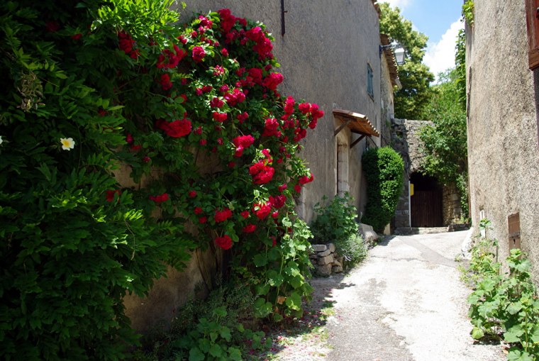 Фреска старый город Италии