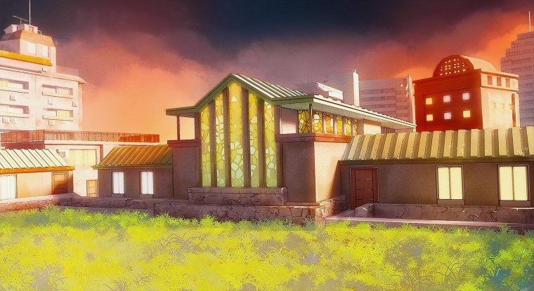 Школьный сад аниме