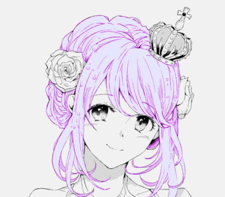 Аниме девочки черно белые