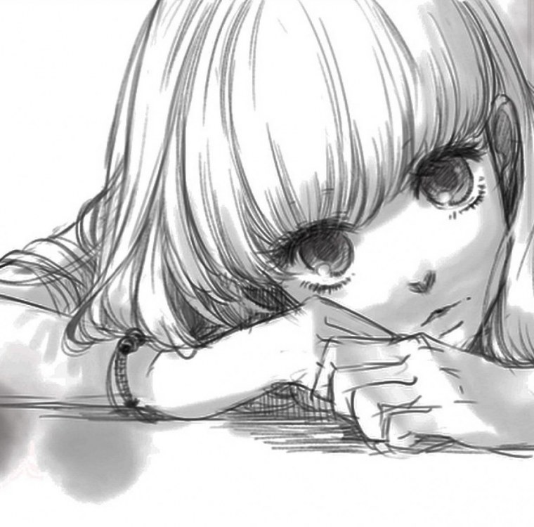 Грустное аниме