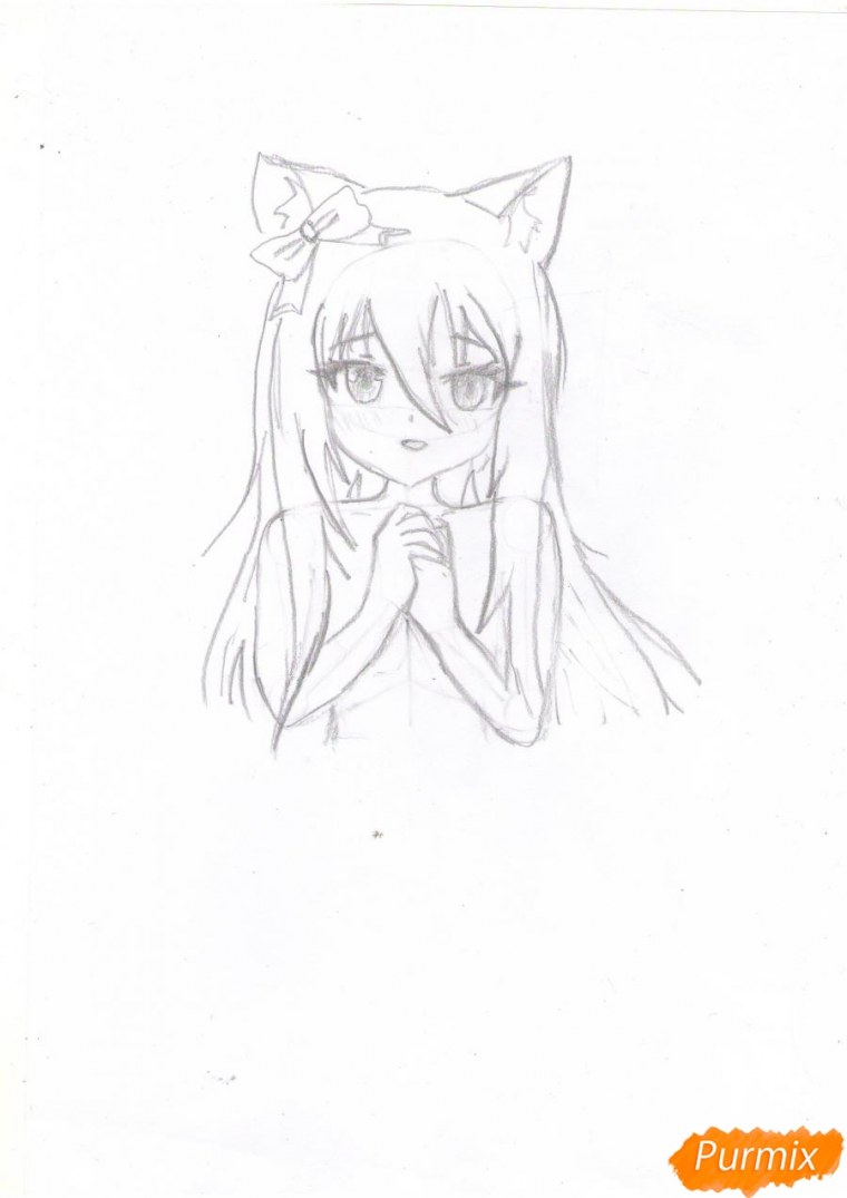 Аниме рисунки карандашом