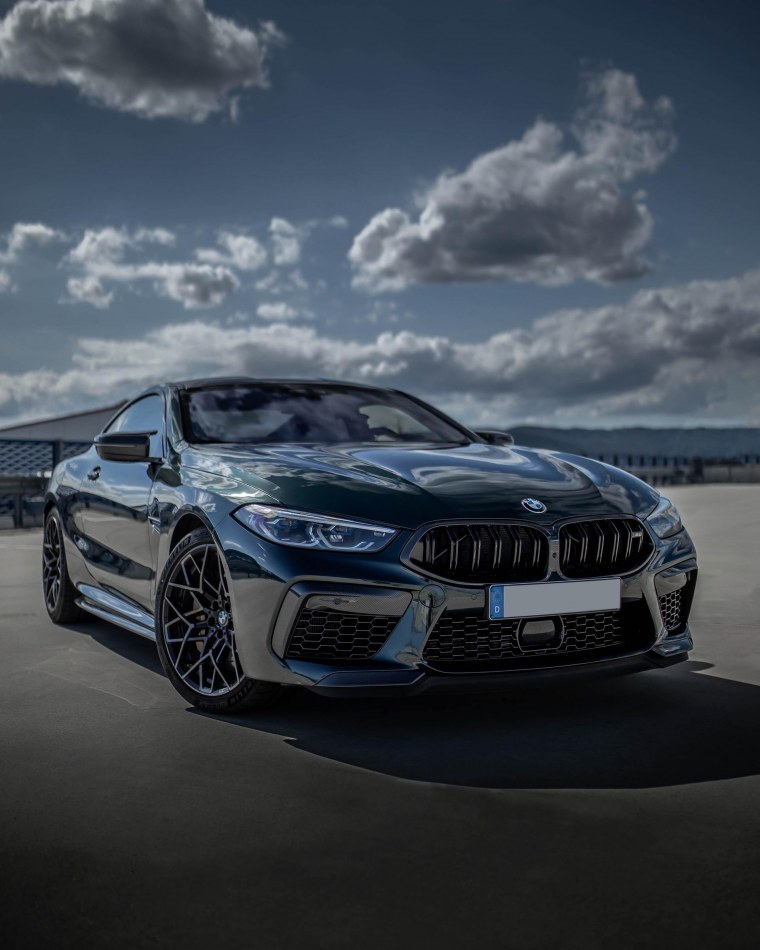 BMW m8 Gran Coupe черный