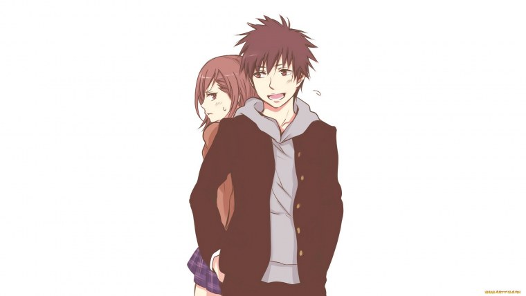 Грустный аниме парень