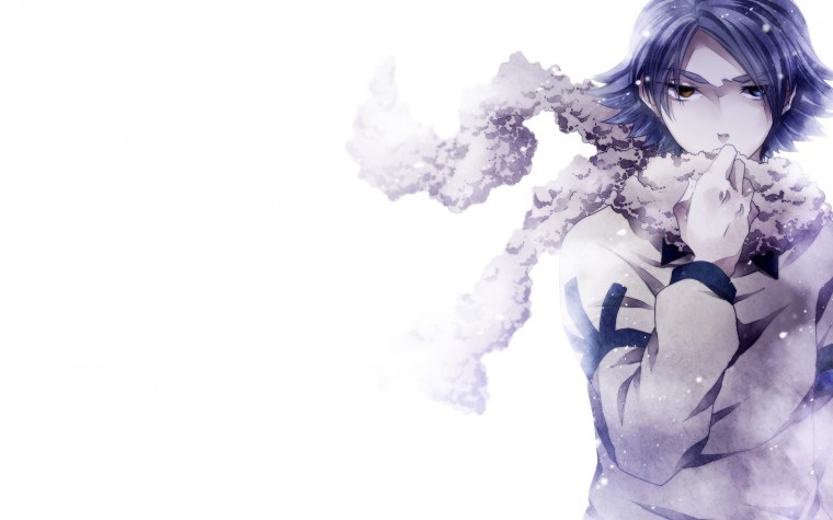 Аниме парни на белом фоне