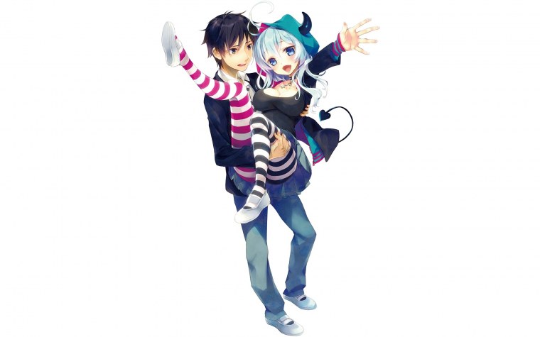 Грустный аниме парень