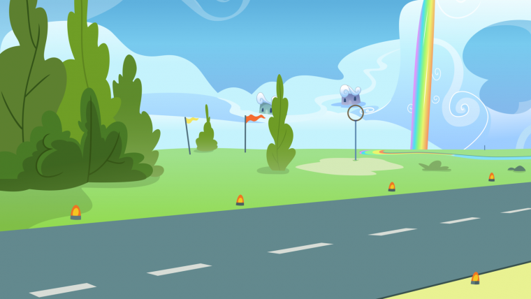 Мультяшный город