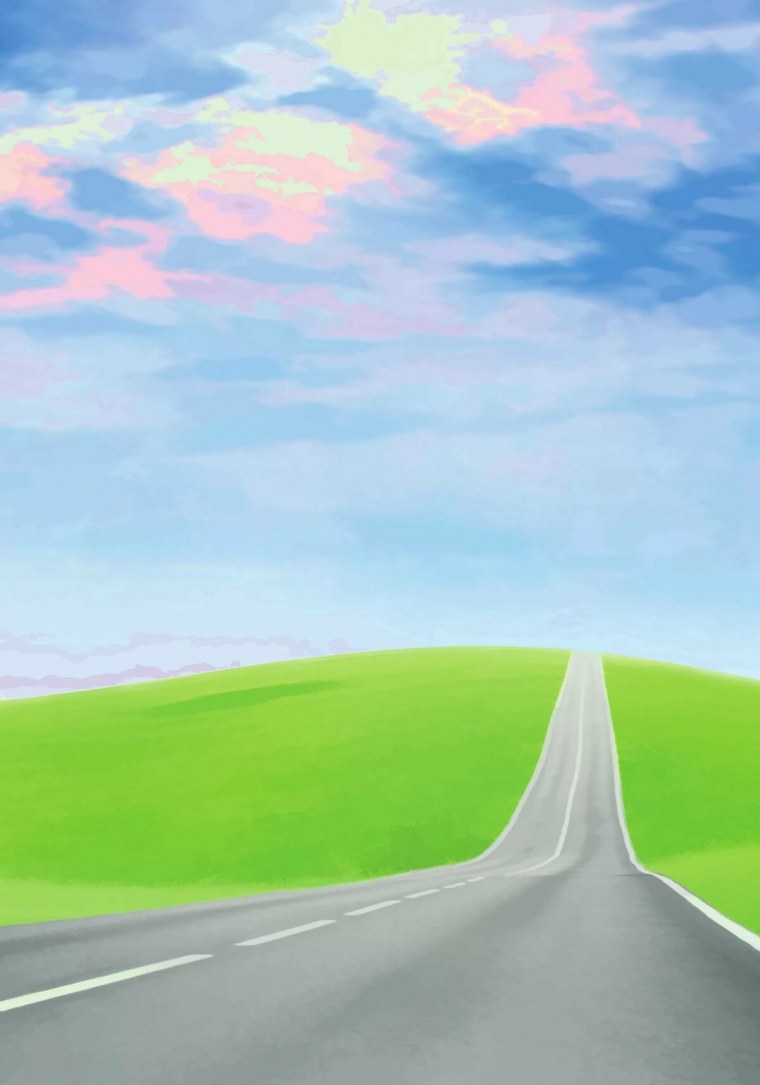 Фон дорога мультяшная