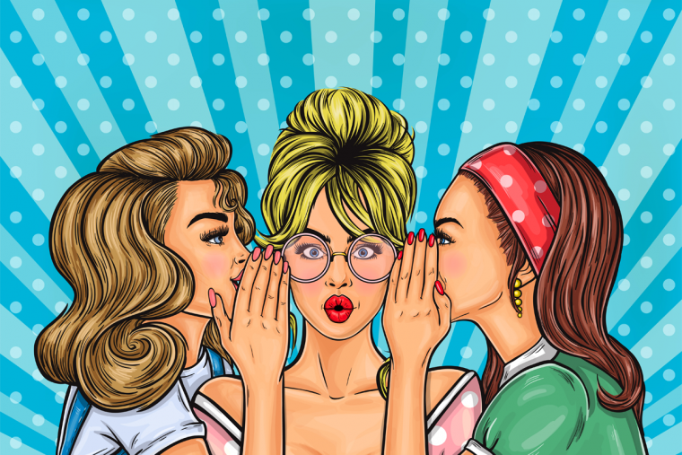 Подруги в стиле поп арт