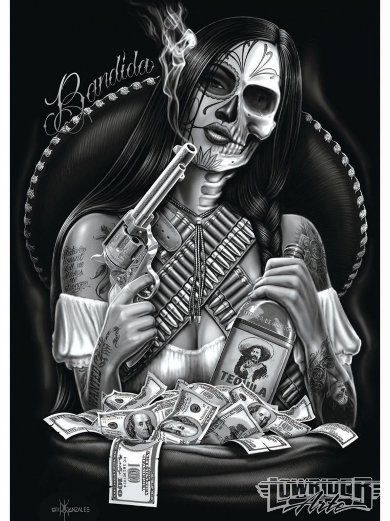 Санта Муэрте череп