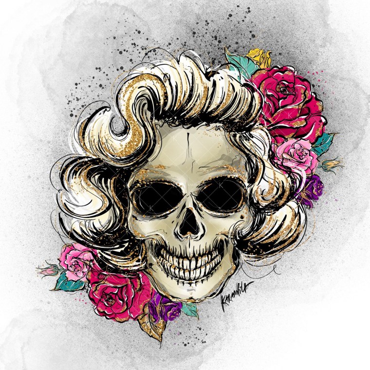 Череп сюрреализм рисунок
