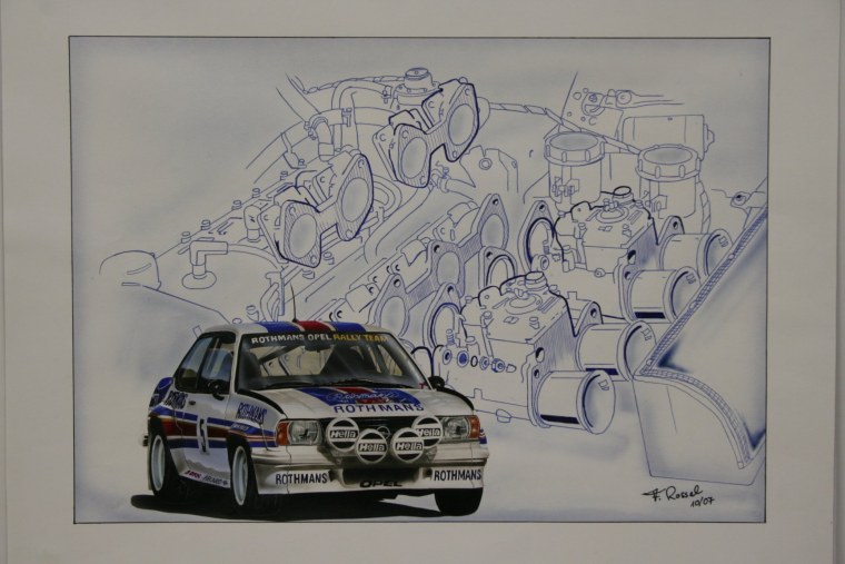 Ралли рисунок карандашом