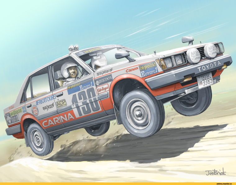 Автомобиль ралли Постер