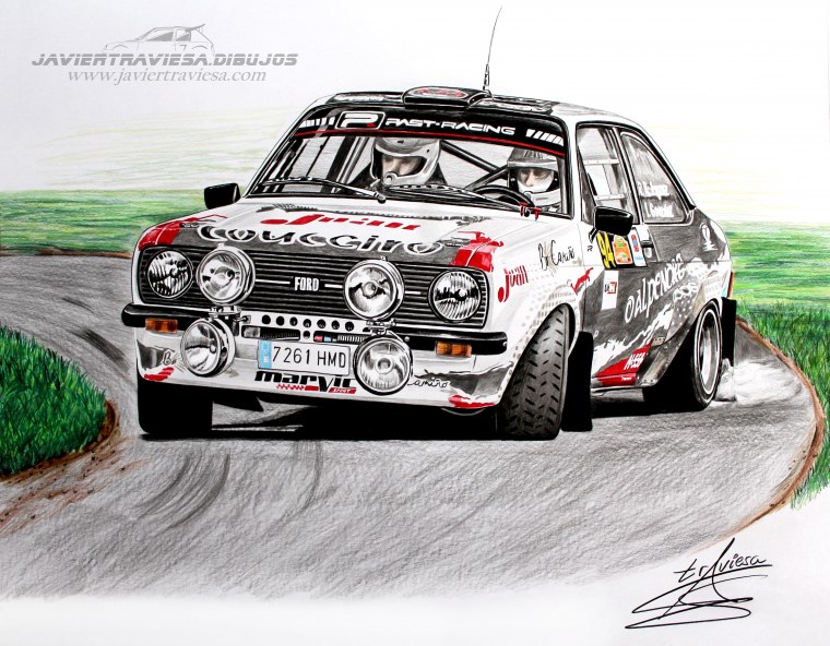 Ралли кросс рисунки карандашом