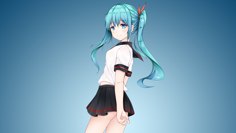 Аниме в неоновом стиле