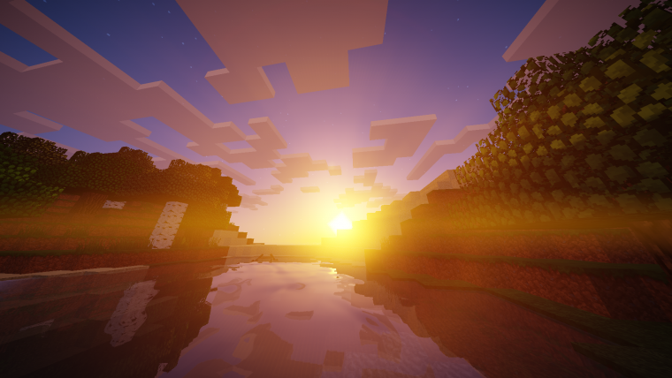 Майнкрафт закат