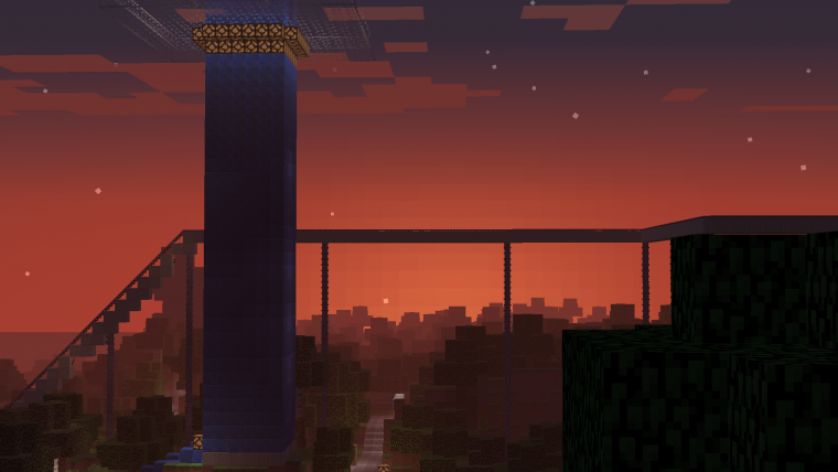 Майнкрафт закат