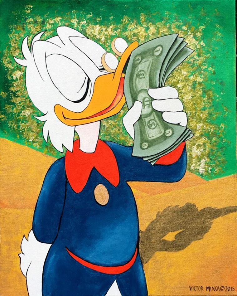 Scrooge MCDUCK and money