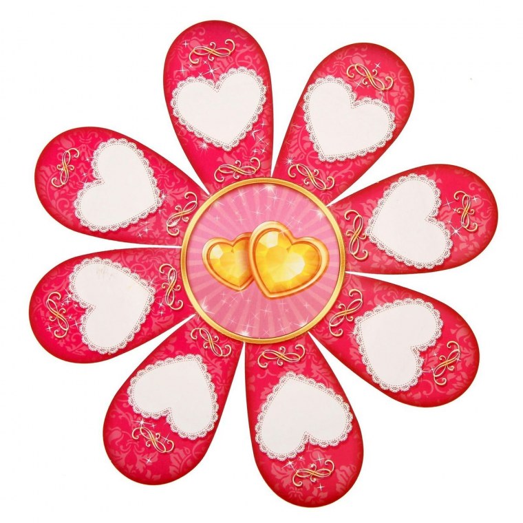 Трафарет Ромашка для вырезания из бумаги шаблоны