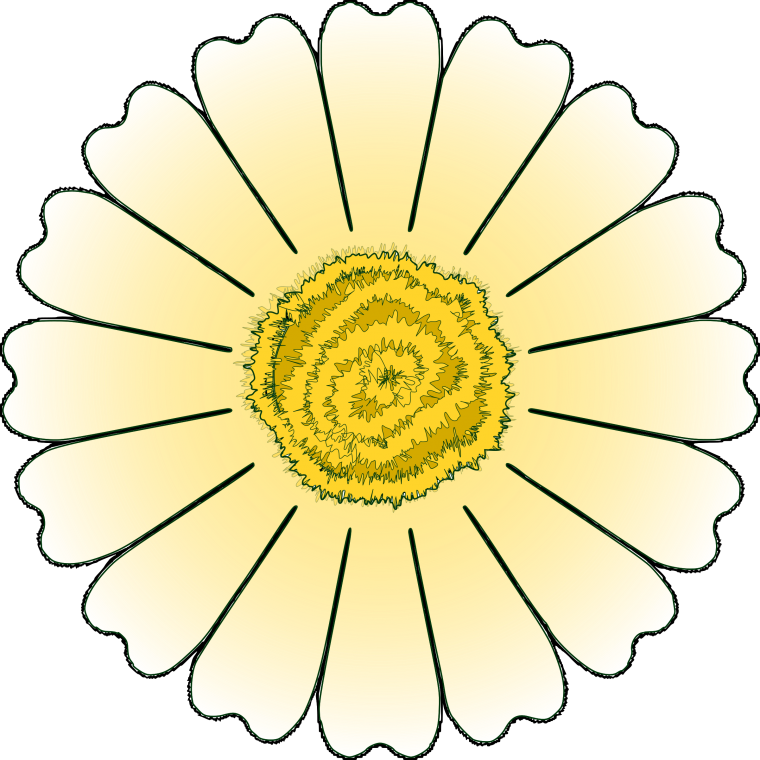 Трафареты лепестков цветов