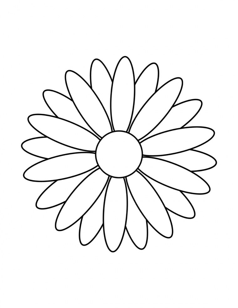 Ромашка рисовать