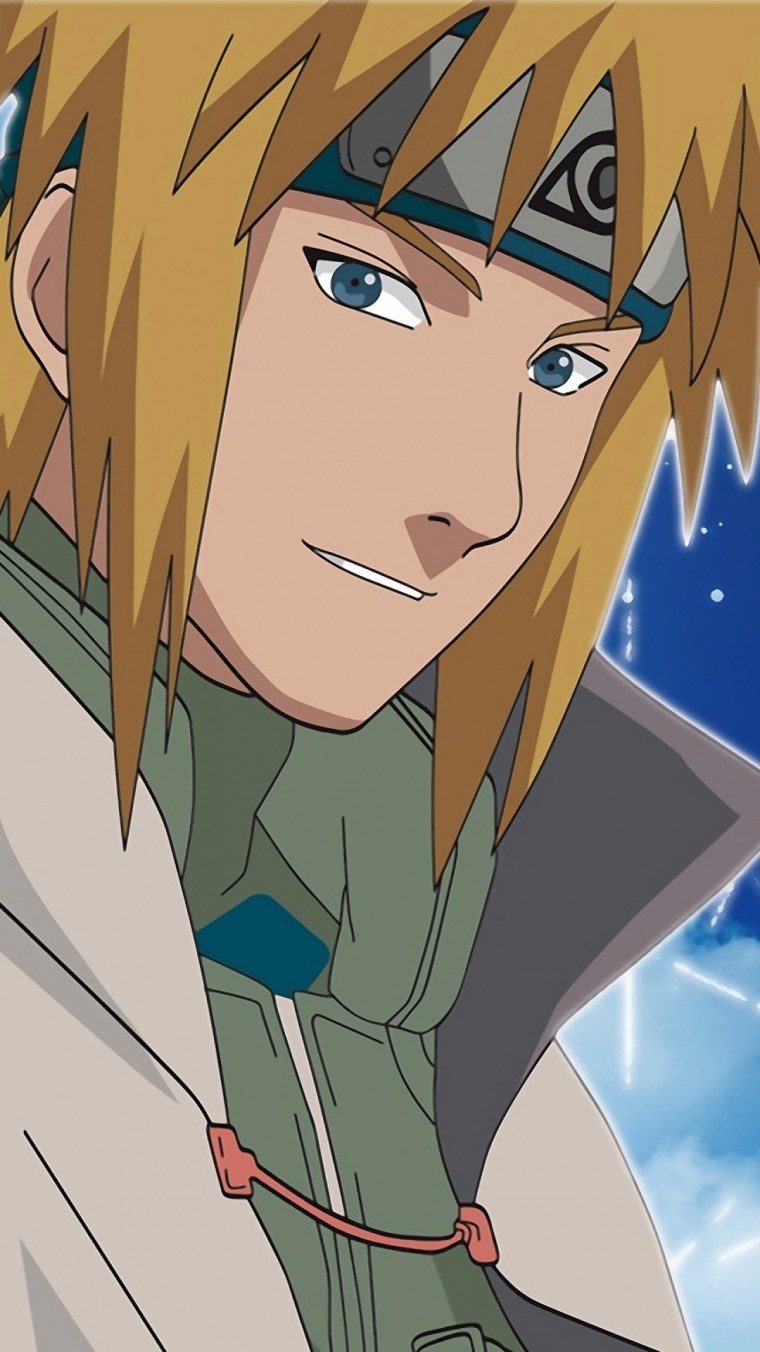 Минато Намикадзе и Наруто