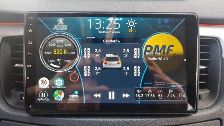 Логотип Лада Гранта для магнитолы 2 din автомагнитолы