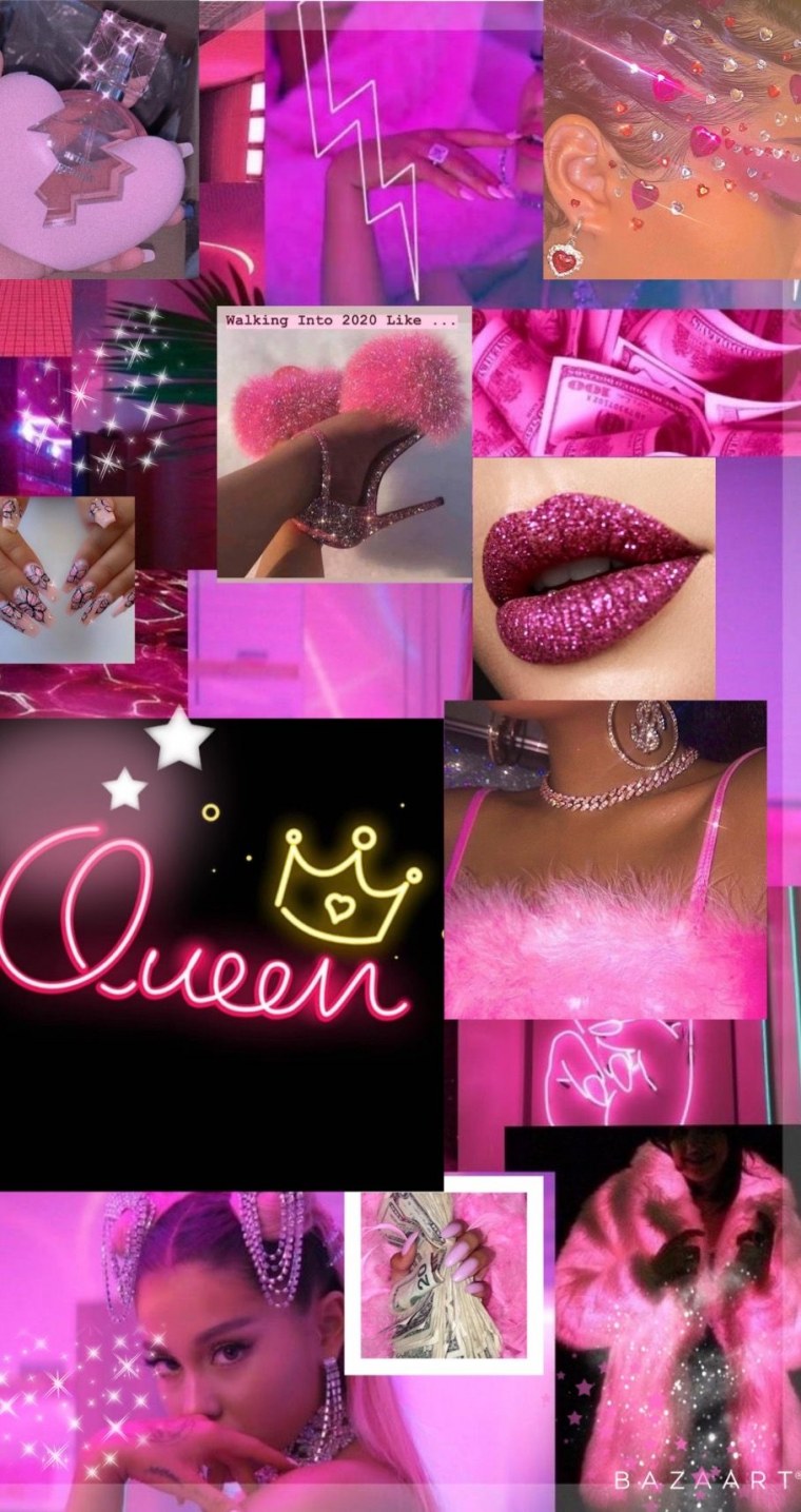 Девушки с блестками коллаж