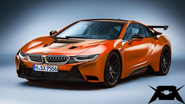 BMW i8 зеленая 2020