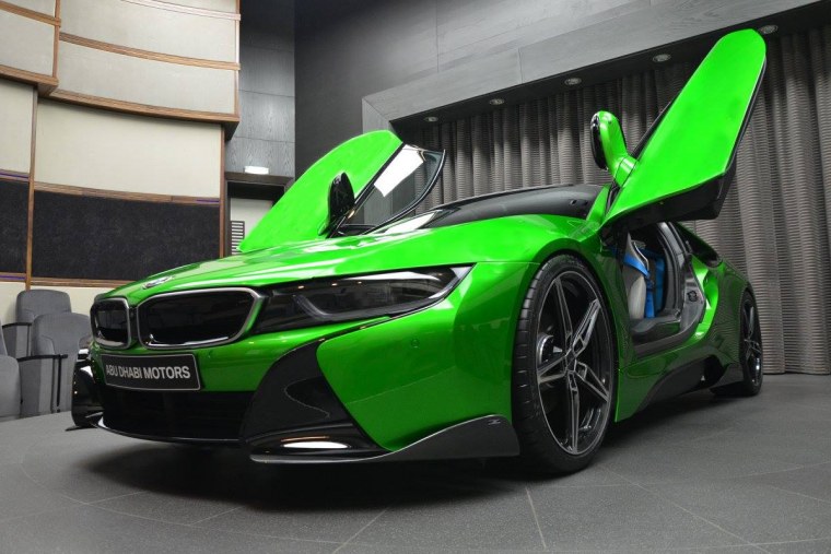 BMW i8 Green