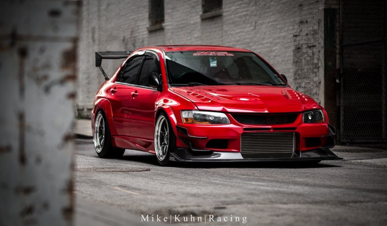 Mitsubishi Lancer Evolution 9 4k