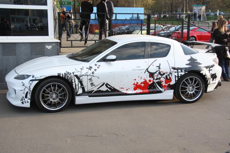 Винил Ауди s5 развертка