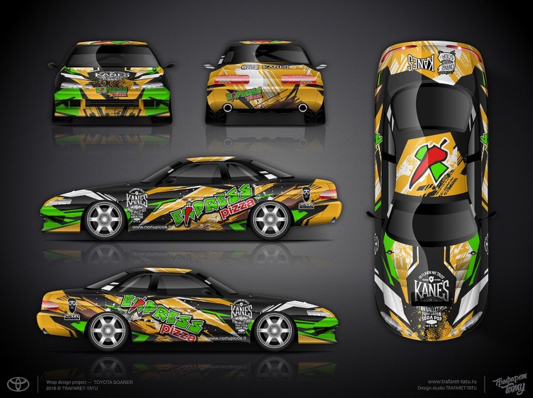 Винил развёртка Porshe