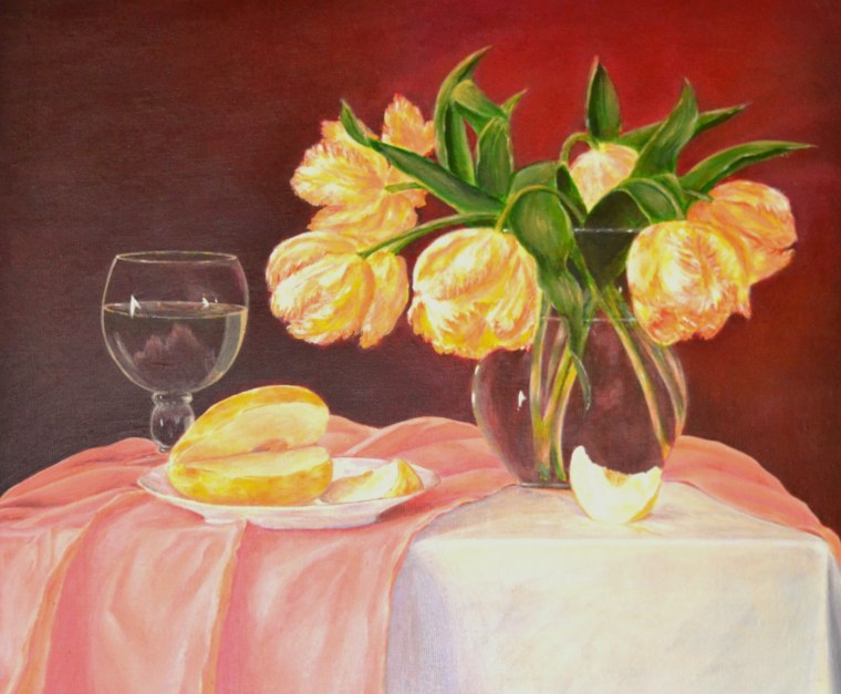 Натюрморт акрилом