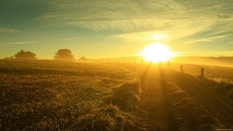 Закат над океаном