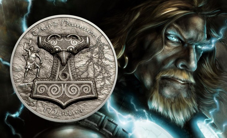 Молот тора гравировка