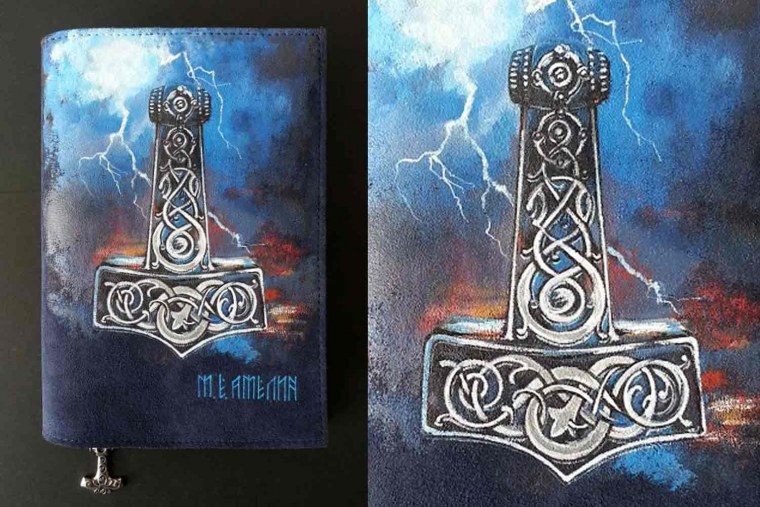 Молот тора узор