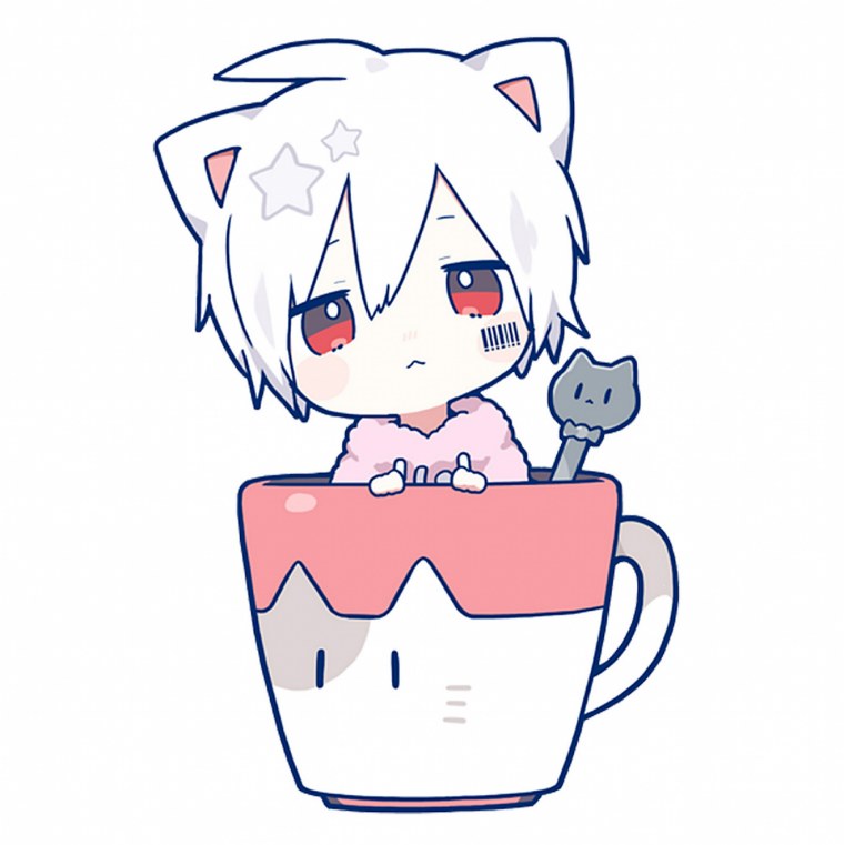 Mafumafu Neko Стикеры