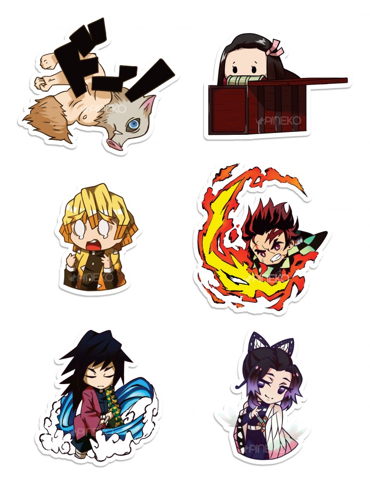 Demon Slayer Stickers