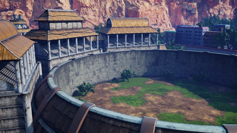 Арт Наруто деревня Коноха